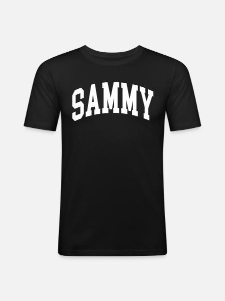 Sammy - Men's Slim Fit T-Shirt - black