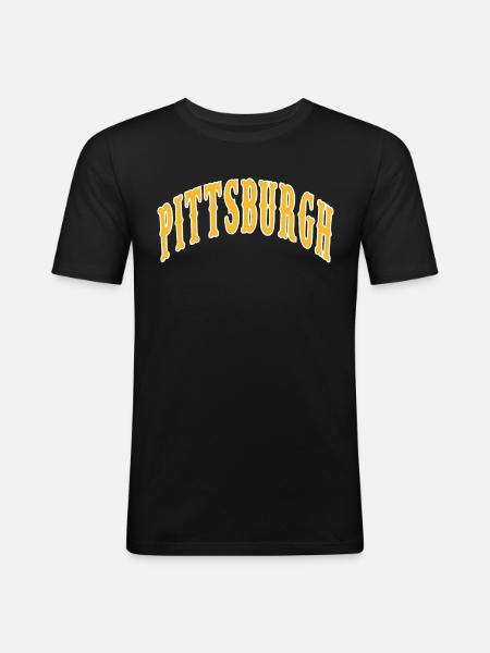 Pittsburgh - Men's Slim Fit T-Shirt - black