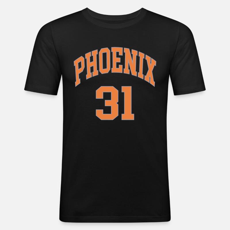 Phoenix 31 - Männer Slim Fit T-Shirt - Schwarz