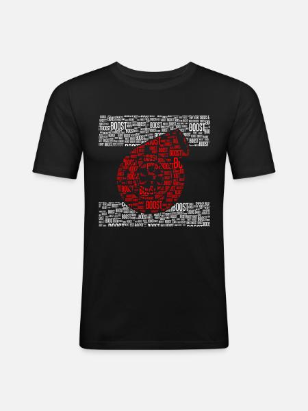 boost - Men's Slim Fit T-Shirt - black