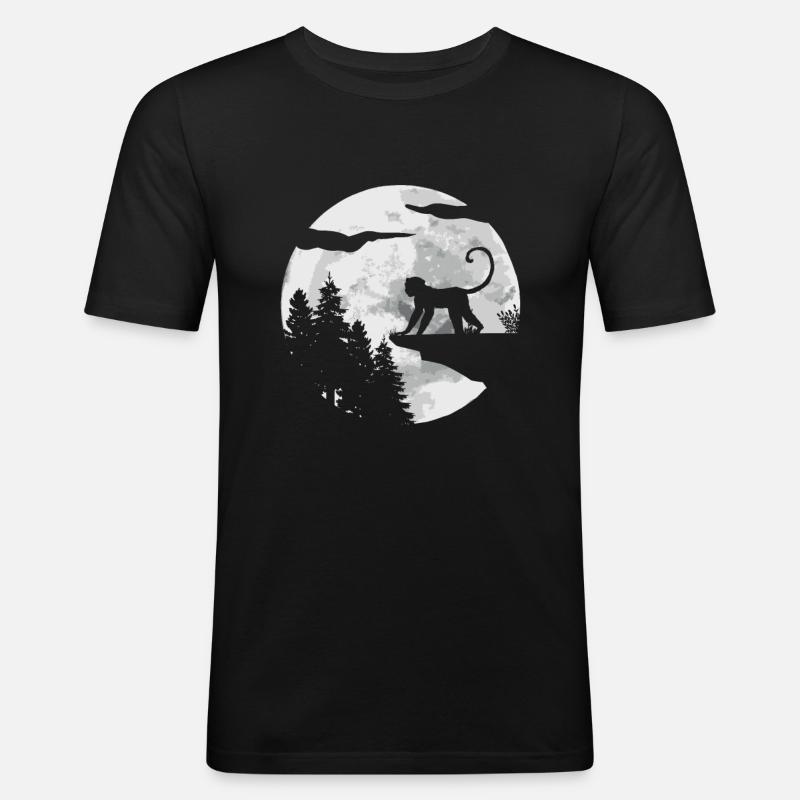 Monkey - Men's Slim Fit T-Shirt - black
