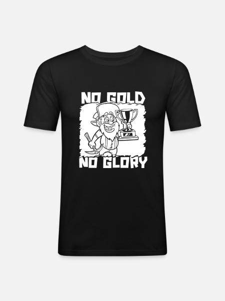 Gold Mining Gold Mine - Men's Slim Fit T-Shirt - black