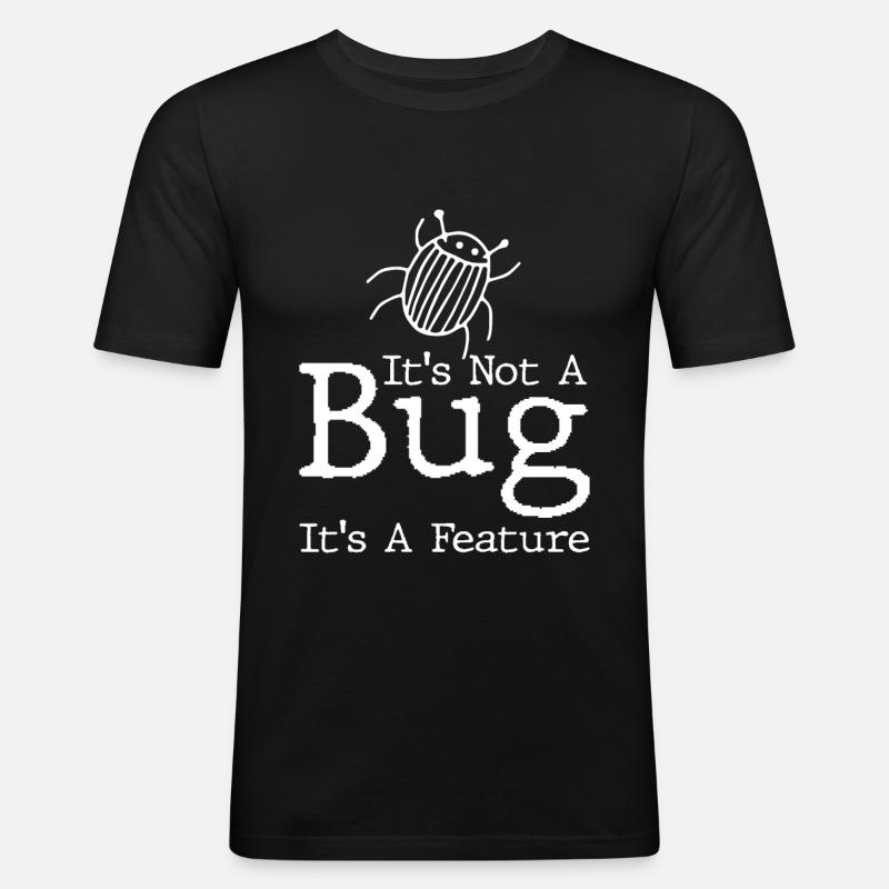 Programmierer Coder Software Entwickler - Männer Slim Fit T-Shirt - Schwarz