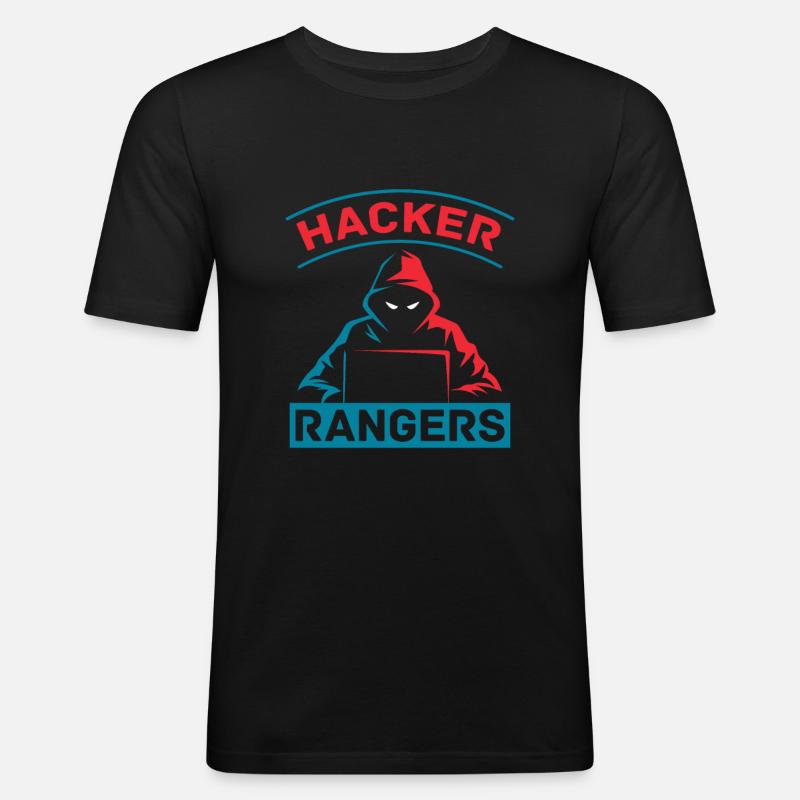 Programmierer Coder Software Entwickler - Männer Slim Fit T-Shirt - Schwarz