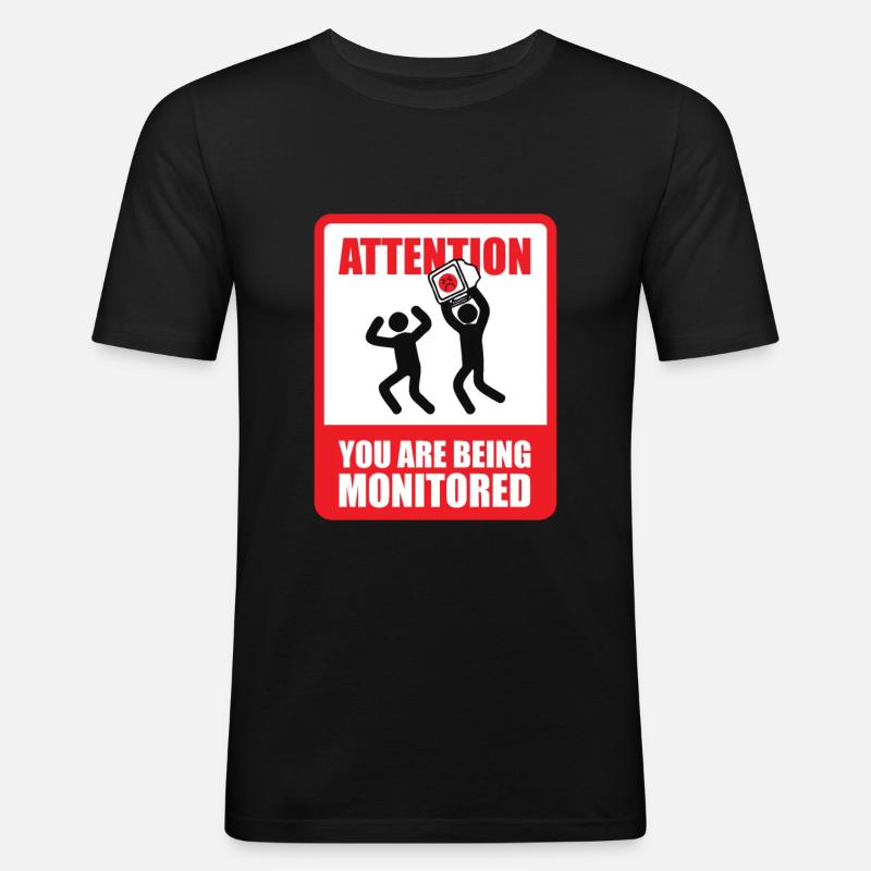 Programmierer Coder Software Entwickler - Männer Slim Fit T-Shirt - Schwarz