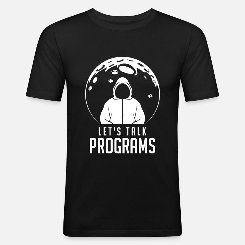 Programmer Coder Software Developer - Men's Slim Fit T-Shirt - black