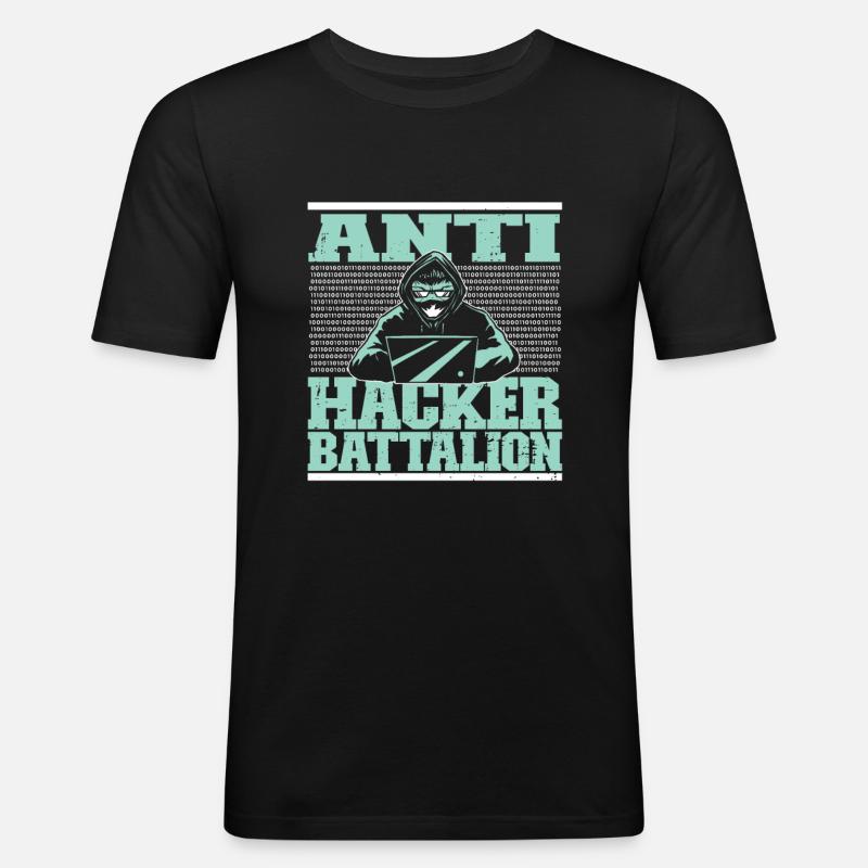 Programmer Coder Software Developer - Men's Slim Fit T-Shirt - black