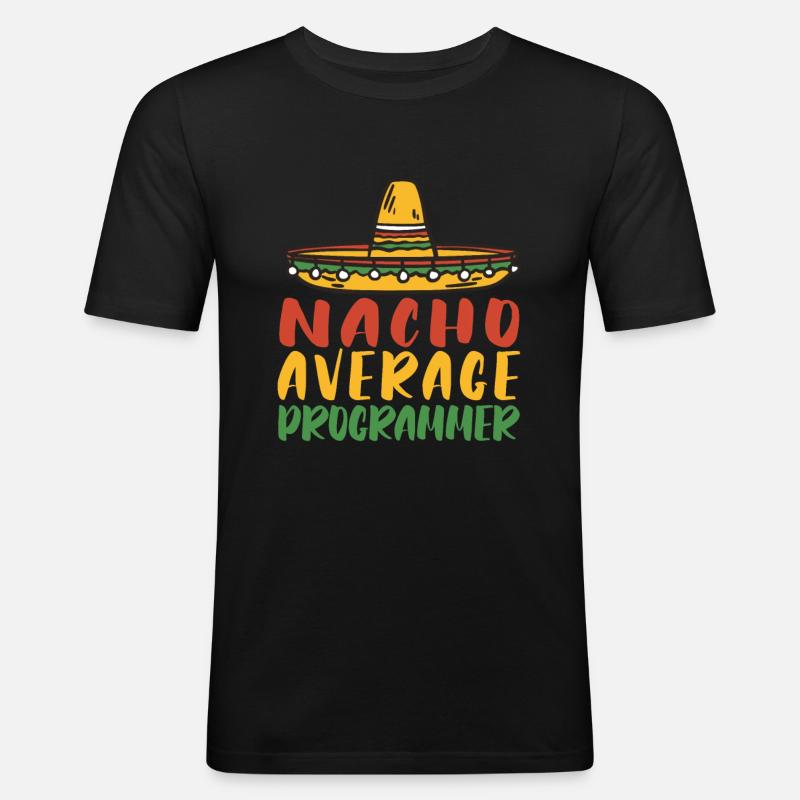 Programmierer Coder Software Entwickler - Männer Slim Fit T-Shirt - Schwarz