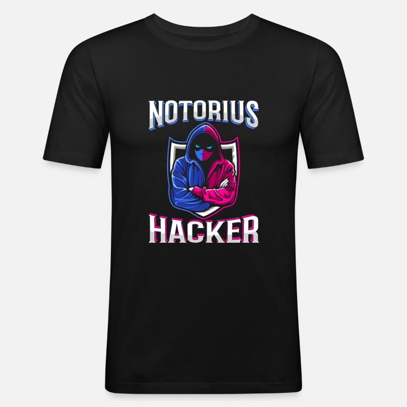 Programmierer Coder Software Entwickler - Männer Slim Fit T-Shirt - Schwarz