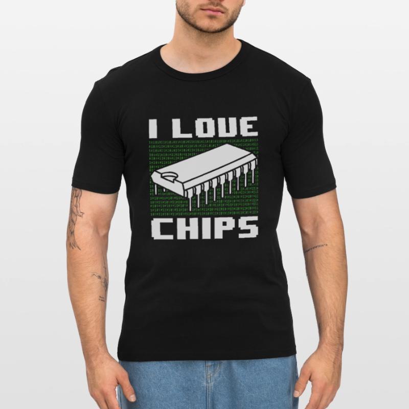 Programmeur Coder Développeur de logiciels T-shirt près du corps Homme
