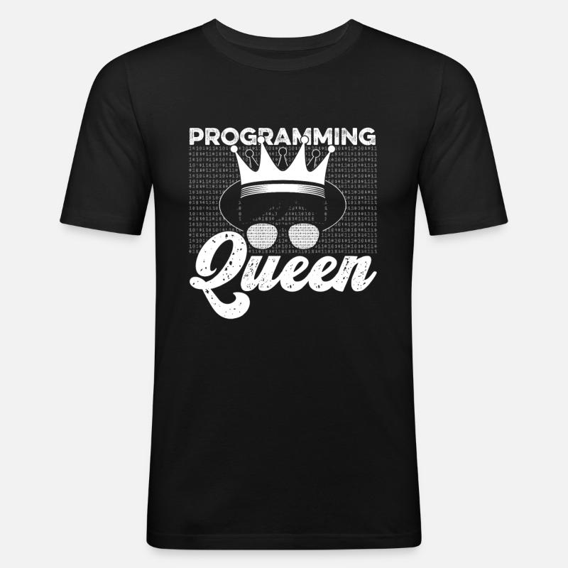 Programmer Coder Software Developer - Men's Slim Fit T-Shirt - black