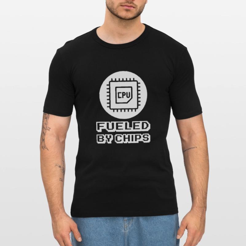 Programmeur Coder Développeur de logiciels T-shirt près du corps Homme