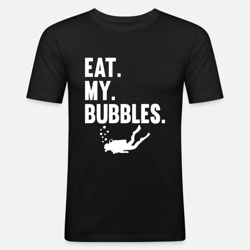 Scuba Diving Divers Diving - Men's Slim Fit T-Shirt - black