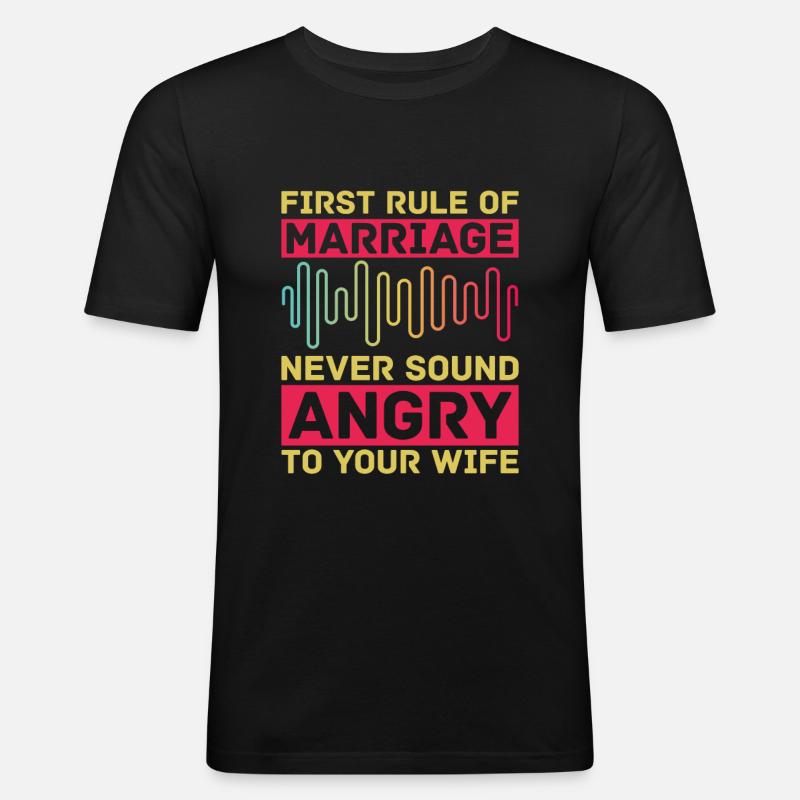 Tontechniker Sound Audio Engineer - Männer Slim Fit T-Shirt - Schwarz