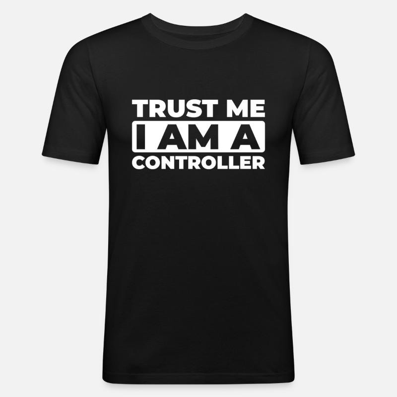 Controller - Men's Slim Fit T-Shirt - black