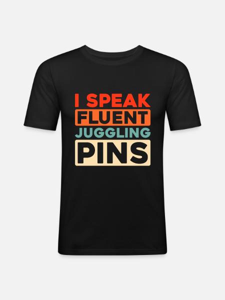 Juggler - Men's Slim Fit T-Shirt - black