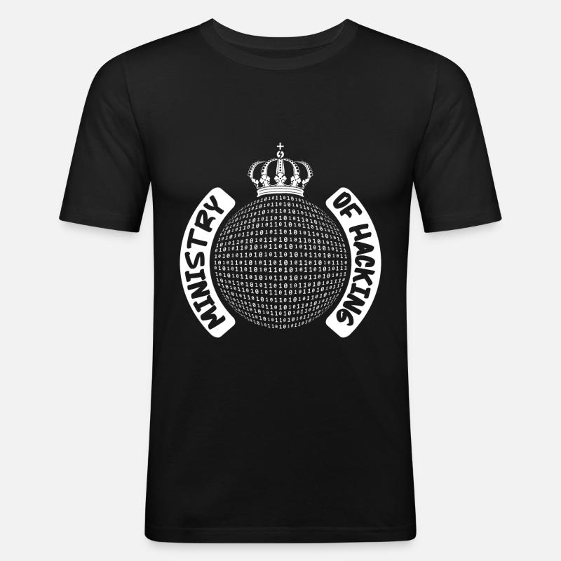 Programmierer Coder Software Entwickler - Männer Slim Fit T-Shirt - Schwarz