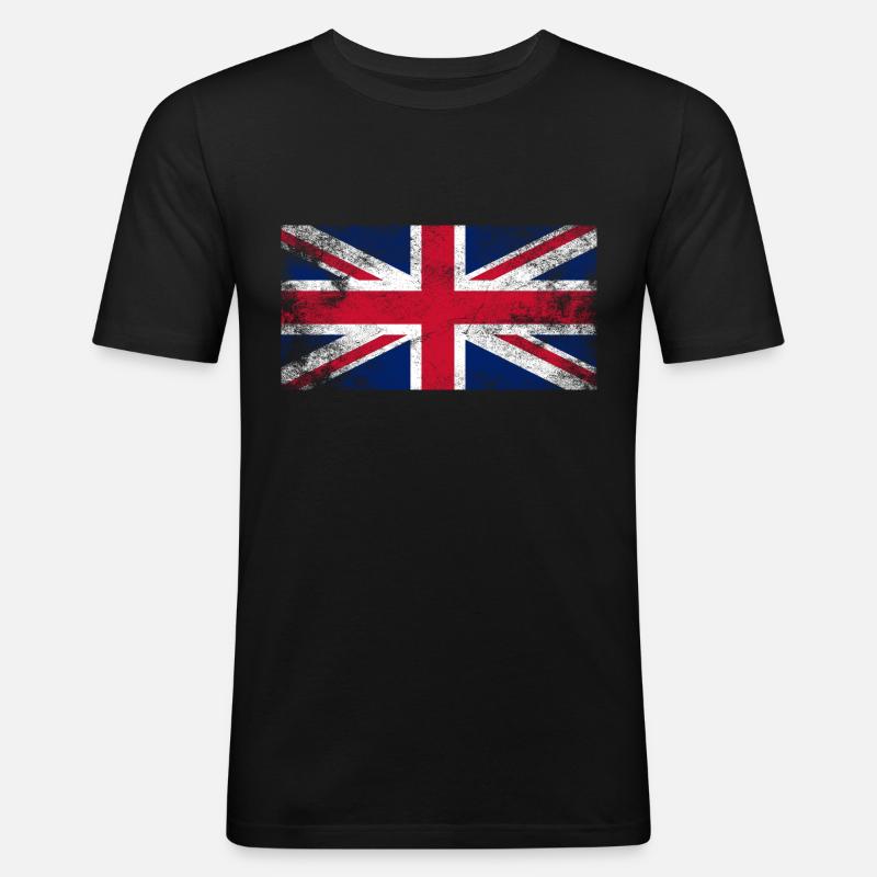 Brite - Männer Slim Fit T-Shirt - Schwarz