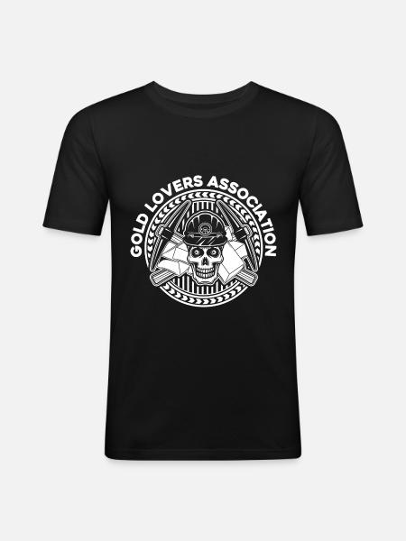 Gold Mining Gold Mine - Men's Slim Fit T-Shirt - black