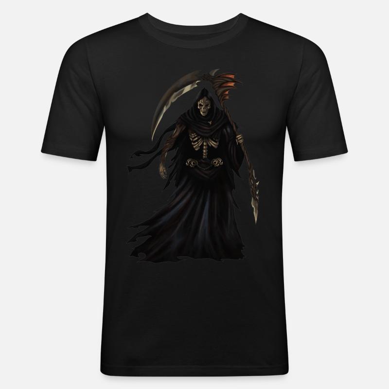 Sensenmann 2 - Männer Slim Fit T-Shirt - Schwarz