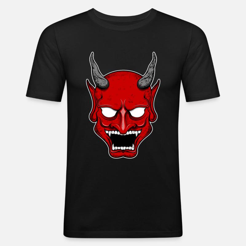 Demon devil devil - Men's Slim Fit T-Shirt - black
