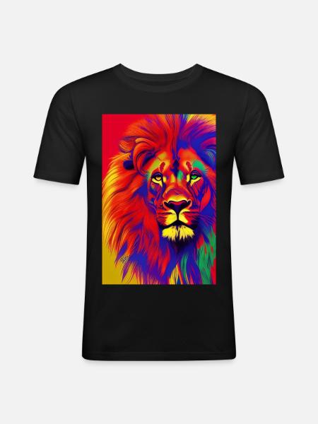 Lion King - Men's Slim Fit T-Shirt - black