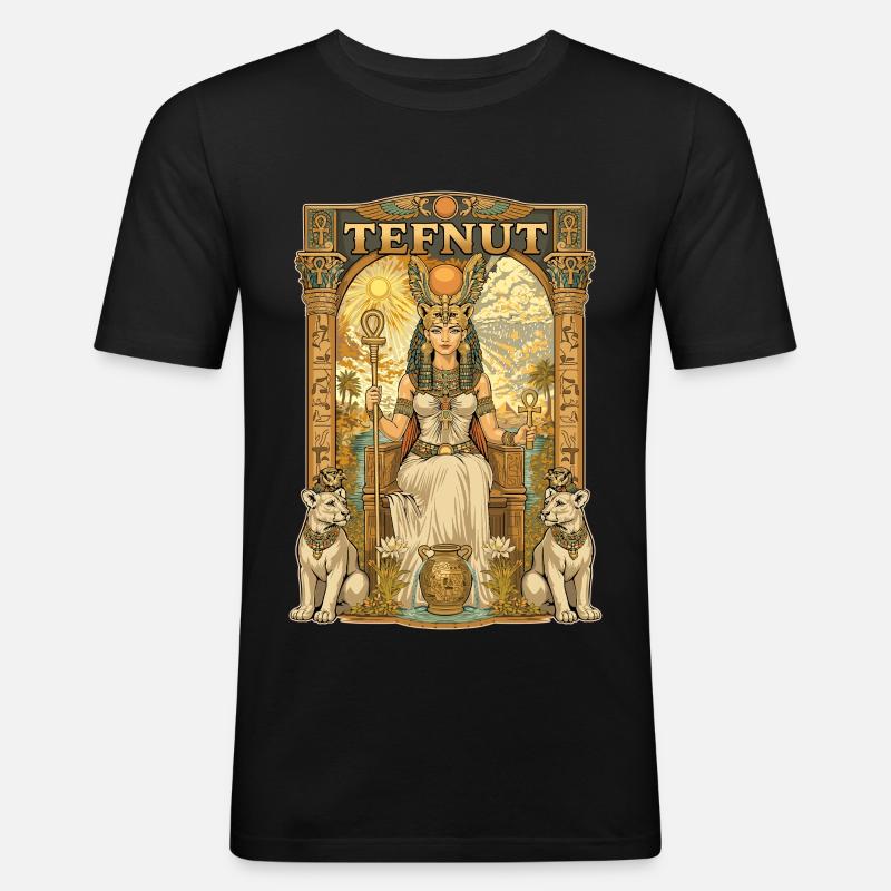 TEFNUT Throne - Men's Slim Fit T-Shirt - black