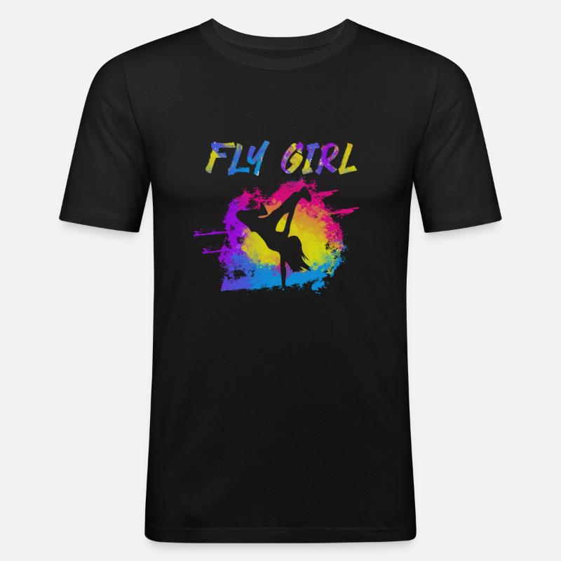 Breakdance Bboying Geschenk I Breakdancing - Männer Slim Fit T-Shirt - Schwarz