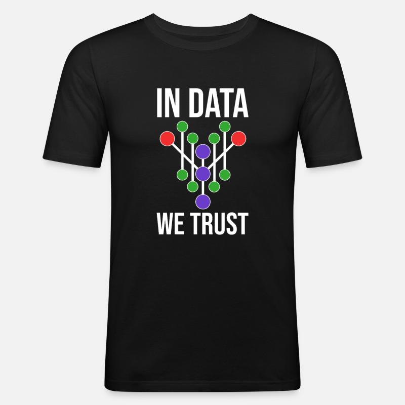 Data Science Analyst Data Scientist - T-shirt près du corps Homme - noir