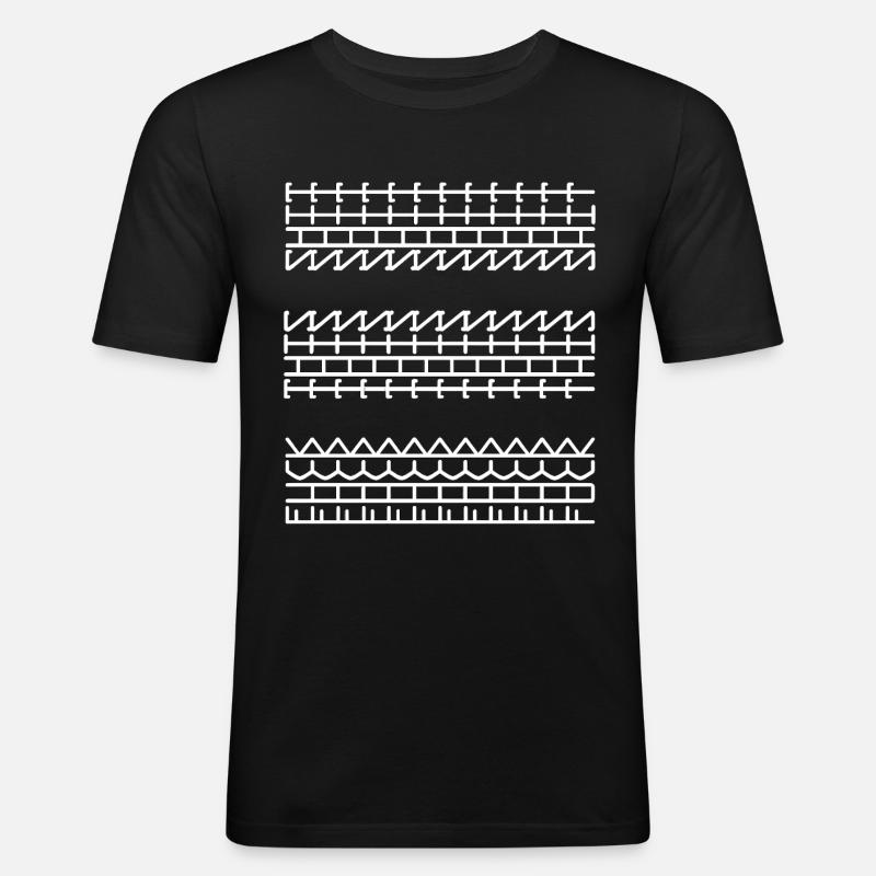 J’emmerde cette merde cachée - T-shirt près du corps Homme - noir