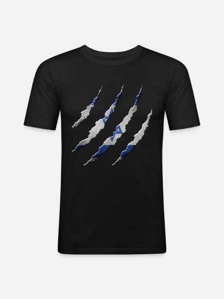 Israel - Men's Slim Fit T-Shirt - black