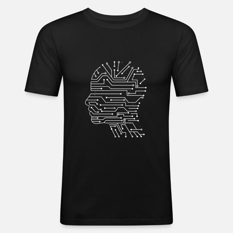 Technology technology nerd - Men's Slim Fit T-Shirt - black