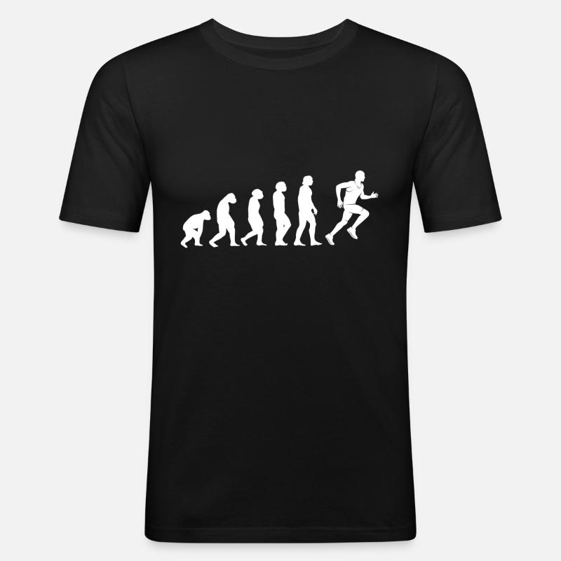 Laufen Evolution - Männer Slim Fit T-Shirt - Schwarz