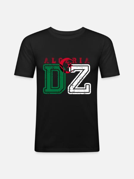 DZ - T-shirt près du corps Homme - noir