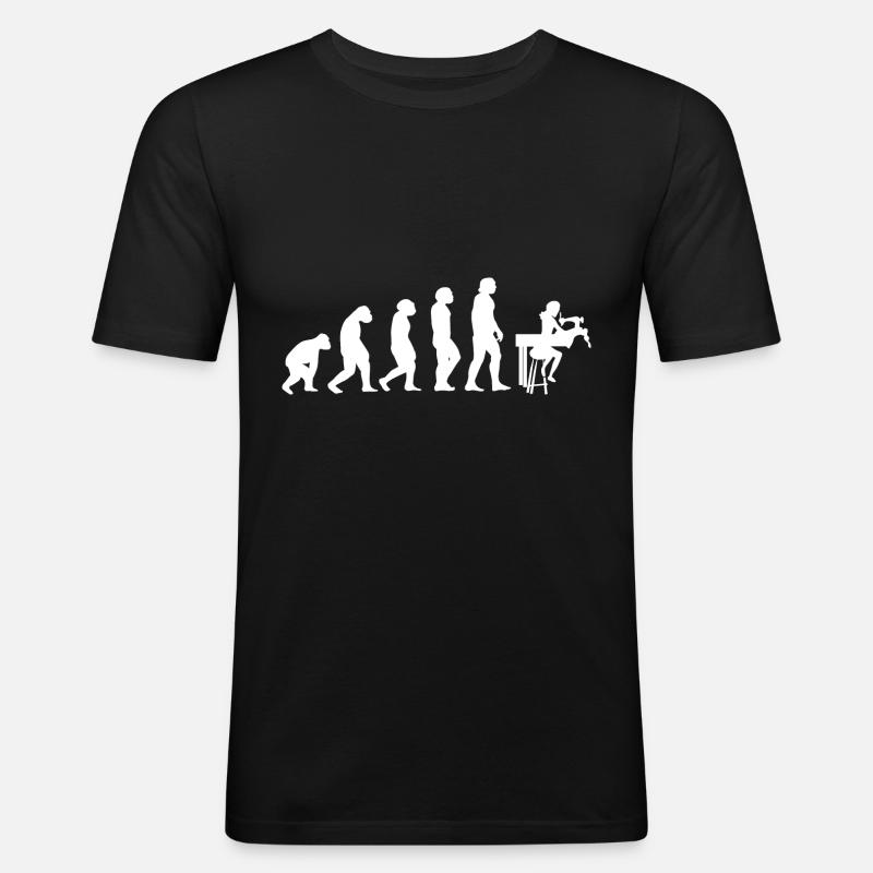 Closer Evolution Seamstress - Men's Slim Fit T-Shirt - black