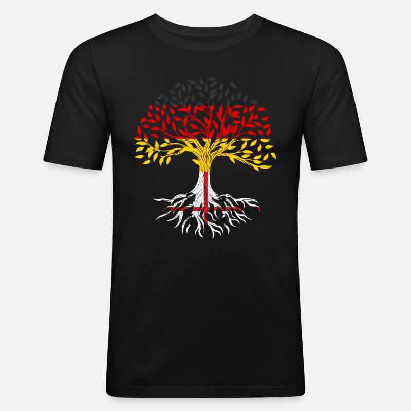 Sardaigne Drapeau sarde Sardaigne Sardaigne - T-shirt près du corps Homme - noir