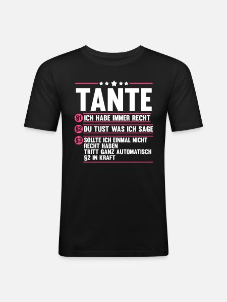 Godmother Aunt - Men's Slim Fit T-Shirt - black