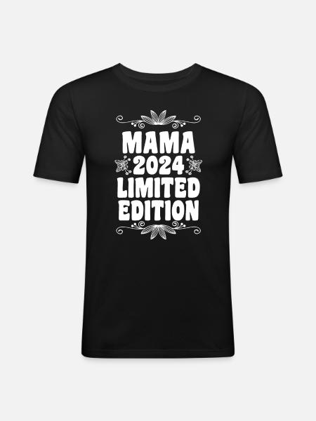 Mom-to-be 2024 - Men's Slim Fit T-Shirt - black