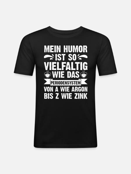 Chemist Science Physics Chemistry - Men's Slim Fit T-Shirt - black