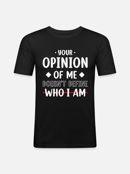 Motivational, Journal, Daily, Anniversary, - Männer Slim Fit T-Shirt - Schwarz