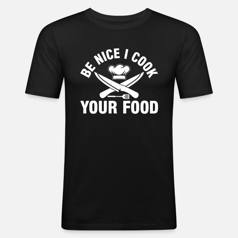 Chef Chef Gastronomy - Men's Slim Fit T-Shirt - black