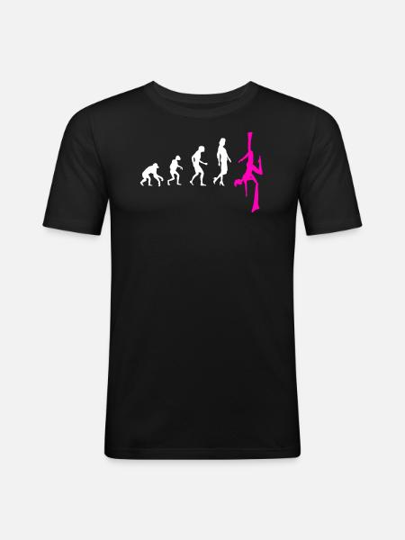 Aerial Silk Evolution - Aerial Circus - Men's Slim Fit T-Shirt - black