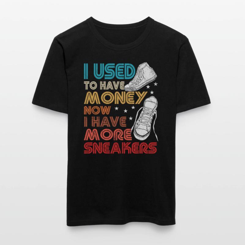 Collectionneur de baskets « J’avais de l’argent » T-shirt près du corps Homme