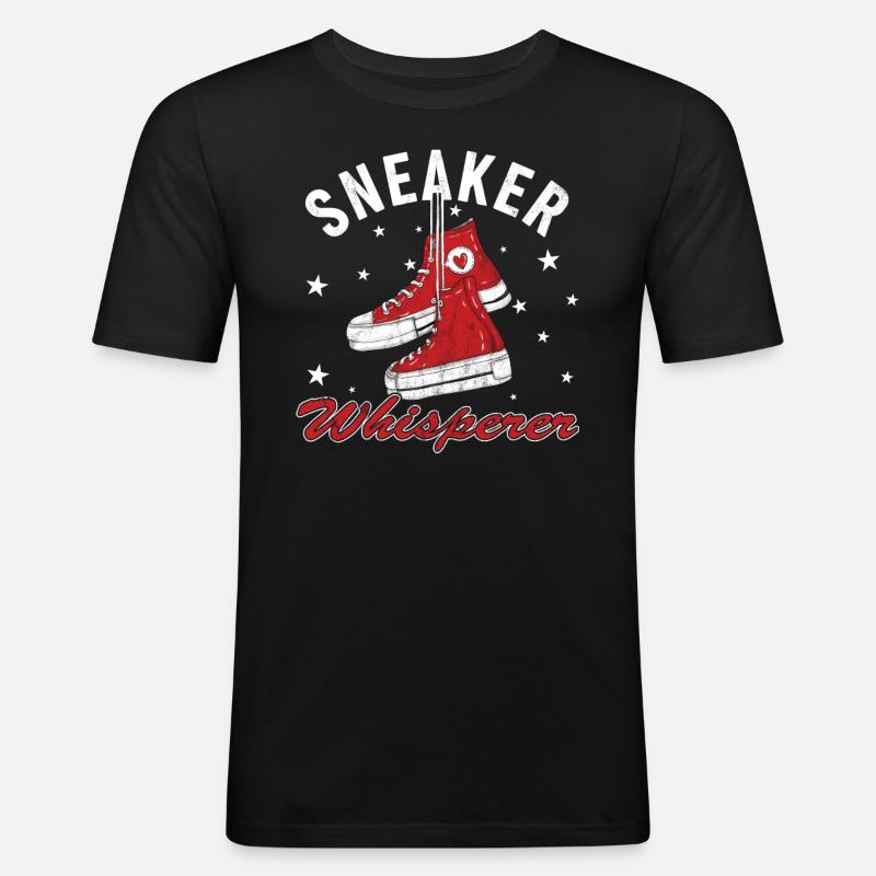 Baskets « Sneaker Whisperer » - T-shirt près du corps Homme - noir