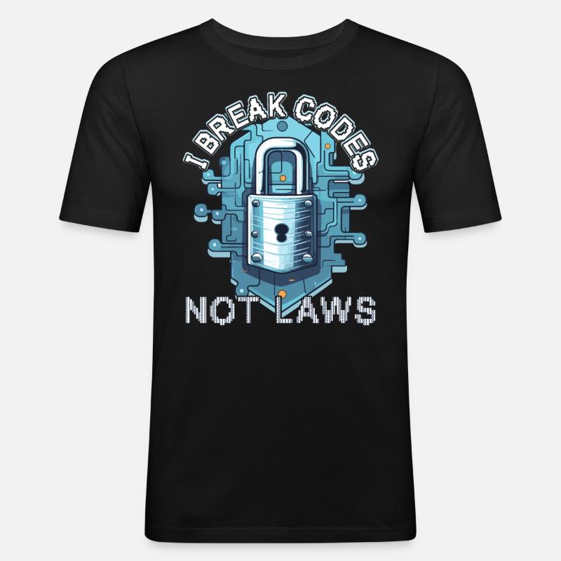 Ethical Hacking Analyst Ethical - Men's Slim Fit T-Shirt - black