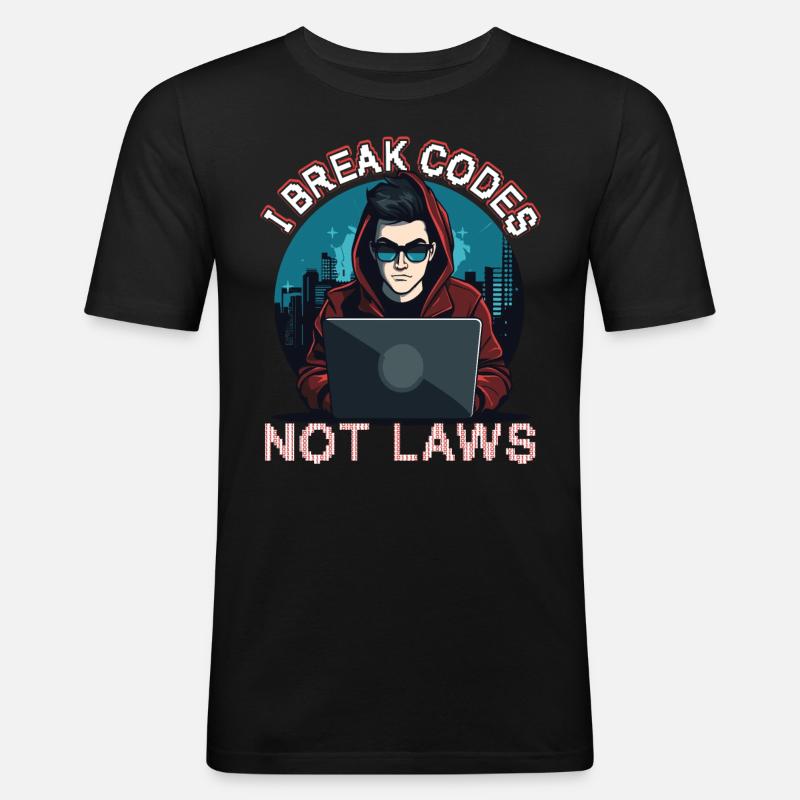 Ethical Hacking Analyst Ethical - Men's Slim Fit T-Shirt - black