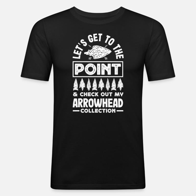 Arrowhead Hunter Archery Arrowhead - Men's Slim Fit T-Shirt - black