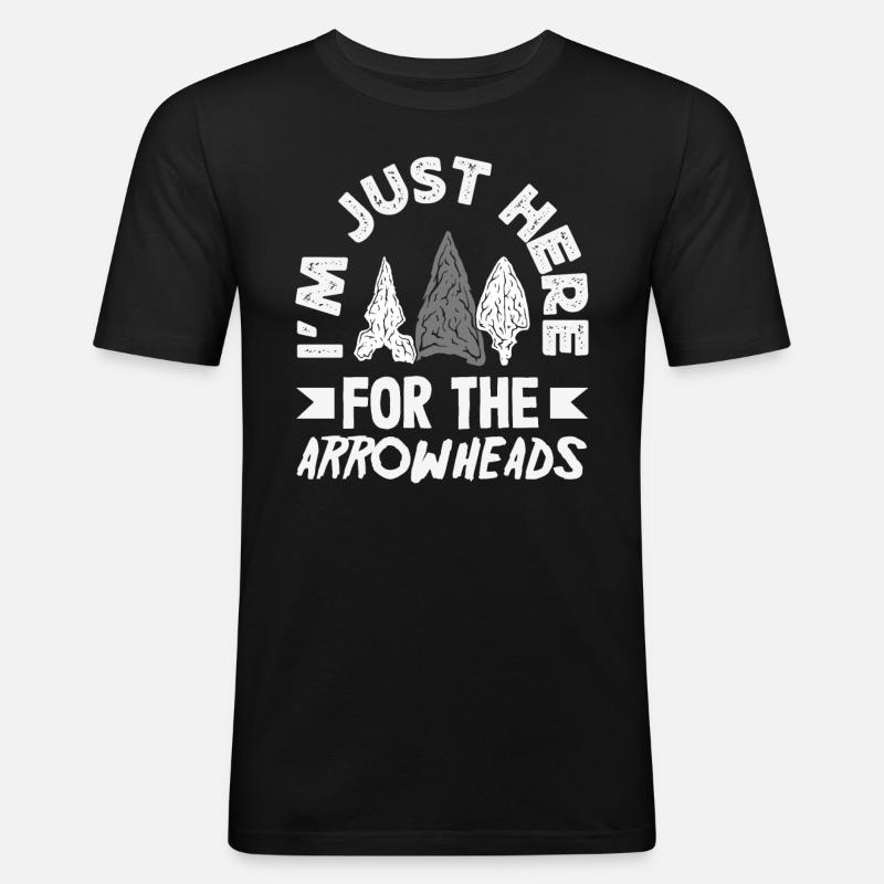 Arrowhead Hunter Archery Arrowhead - Men's Slim Fit T-Shirt - black