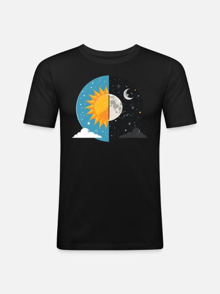 Easter Eostre Pagan Spring - Men's Slim Fit T-Shirt - black