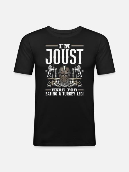 Medieval Sword Festival - Men's Slim Fit T-Shirt - black